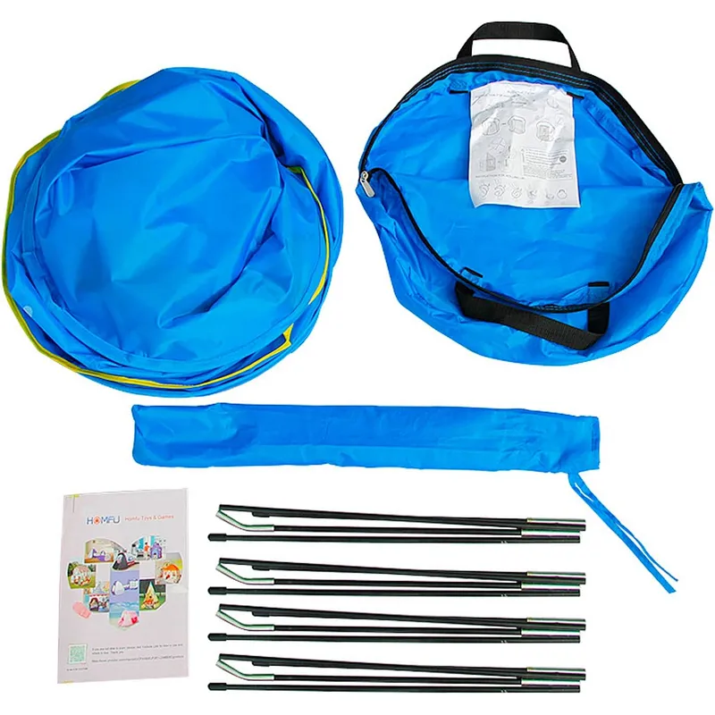 Homfu Play Tent for Kids Mermaid Castle Playhouse for Boys Girls Sea World Pattern Children Tent As Gift